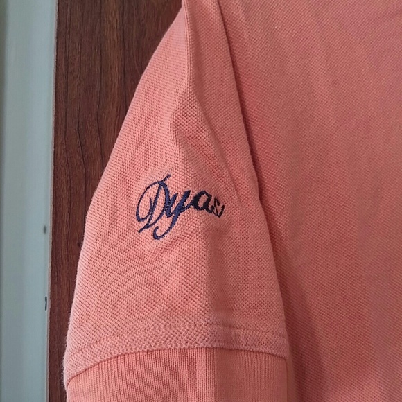 Orange Cadillac logo embroidered polo sz men's XS - Picture 3 of 5